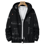 Casual Letter Outerwear Street Trend Hooded