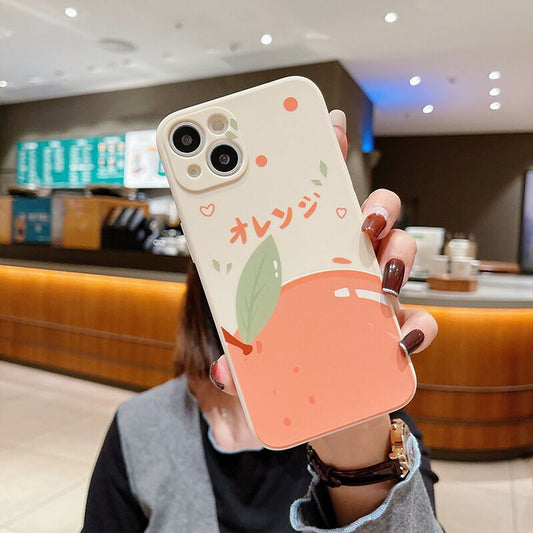 phone case for iphone silicone back cover shockproof cute style