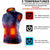 Heating Vest Autumn and Winter Cotton Vest USB Infrared Electric Heating