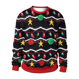 Merry Christmas Couple Christmas Sweater Digital Print