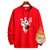 Wind Element Hoodie Year of The Rabbit Red Lovers