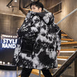 Winter Parkas Windbreaker Fleece Thick Warm Detachable Fur Collar J