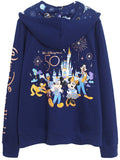 Sweatshirt Disney World Castle Mickey Mouse Letter Cartoon