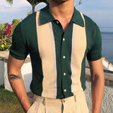 Summer Mens Polo Shirt Short Sleeve Business T Shirt High Quality