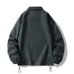 Spring Oversize Bomber Jacket Men Vintage Baggy Coat Korean Streetwear Outerwear