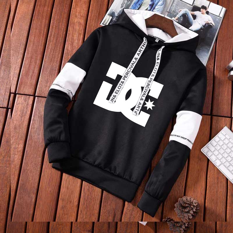 Long Sleeve Hoodie + Sports Pants Set Pullover Sweater (e)