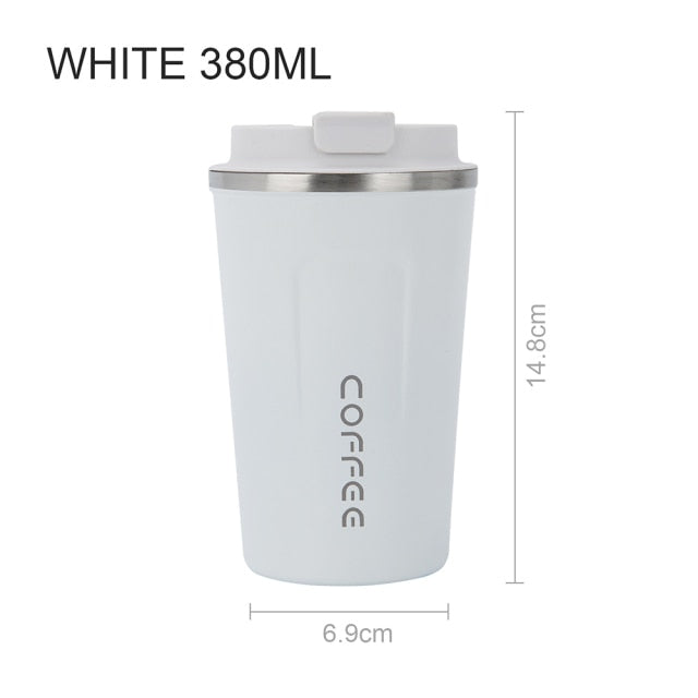 Stainless Steel Coffee Mug 380/510ml Portable Car