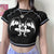 AltGirl Dark Gothic Demon Printed Camis Top Women Harajuku