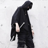 Hoodies Men Techwear Punk Gothic Darkwear Streetwear
