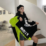 Hoodies Women Streetwear Harajuku Japanese Hip Hop Sweatshirt Long Sleeve
