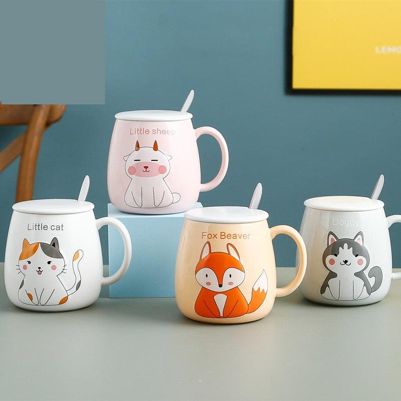 Cartoon Animal Ceramic Cup Mug Coffee & Beer Funny Cute