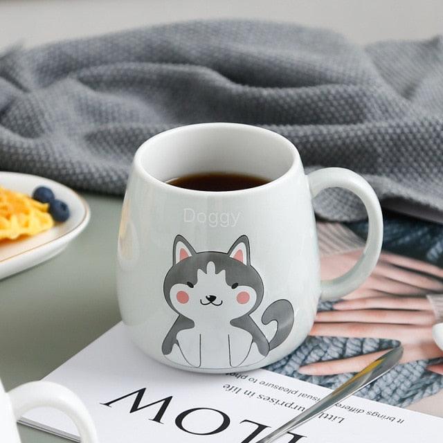 Cartoon Animal Ceramic Cup Mug Coffee & Beer Funny Cute