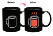 Creative styles discoloration mug color change cup
