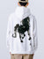 Hoodies Sweatshirt Men Horse Printed Long Sleeve Pullover