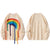 Streetwear Sweatshirt Hip Hop Pullover Rainbow Tassels