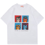 T-shirt Men Anime Game Characters Short Sleeve Streetwear