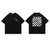 T-shirt Checks Grid Harajuku Short Sleeve Streetwear