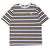 T Shirt Men Vintage Striped O-neck Cotton Short Sleeve