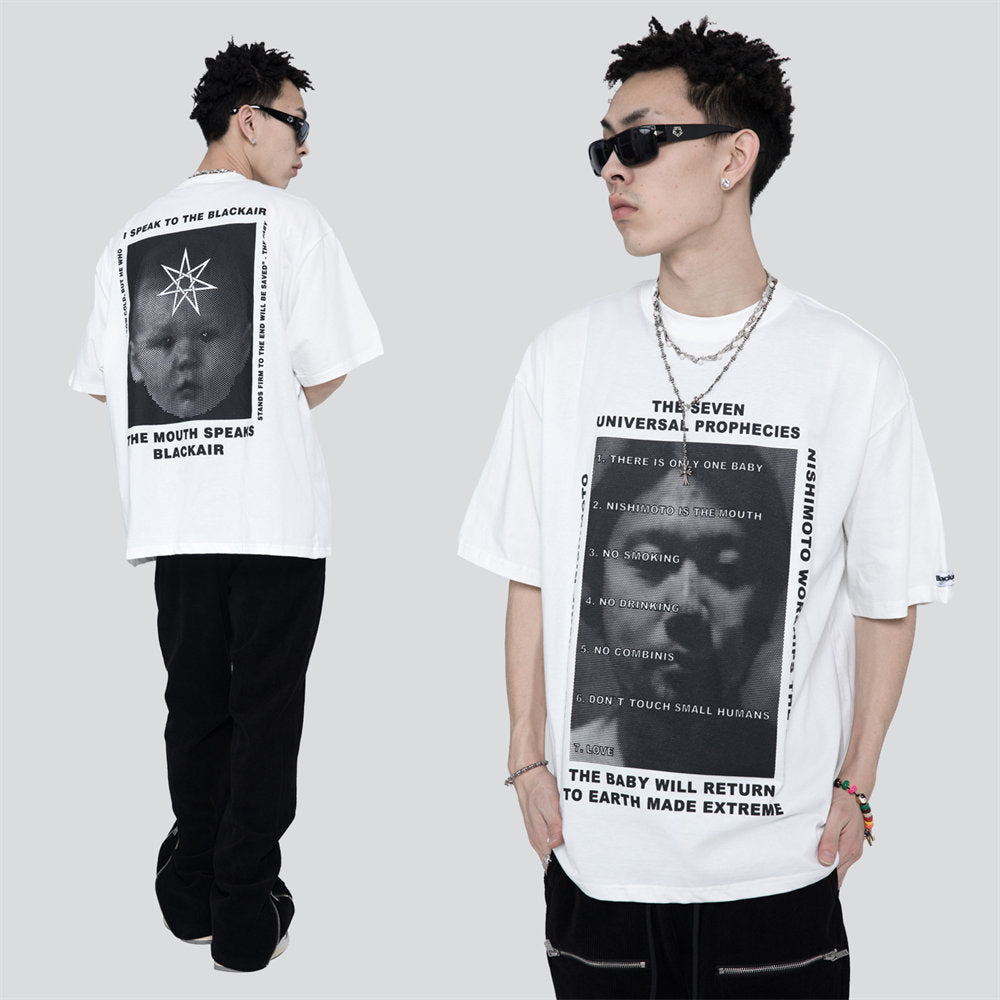 T-shirts Baby Protection Streetwear Casual Oversized
