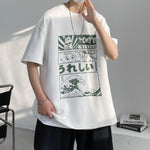 T-shirts Men Tokyo Japanese Oversized Short Sleeve