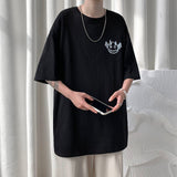 T-shirts Men Korean Style Oversized Short Sleeve
