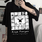 Spy X Family T-Shirt Women Kawaii Anime Anya Forger Short Sleeve
