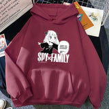 Spy X Family Hoodie Casual Pocket Streetwear
